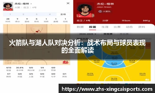 火箭队与湖人队对决分析：战术布局与球员表现的全面解读